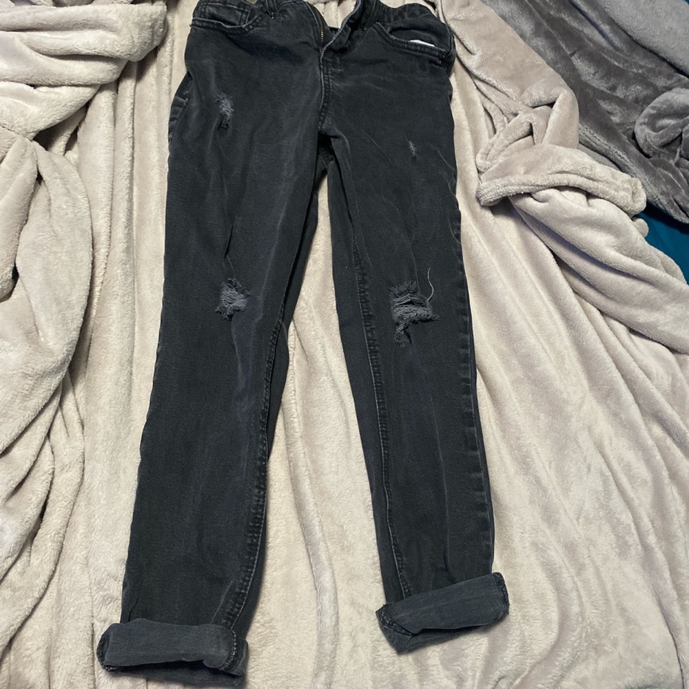 Target brand black mom jeans size 00